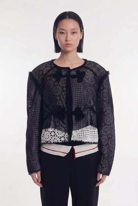 Giacca Corredo Crochet