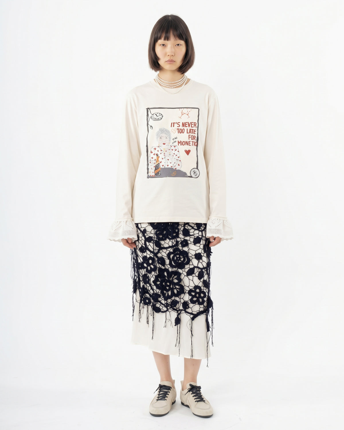 Longsleeve It’s Never Too Late for Mionetto Crochet
