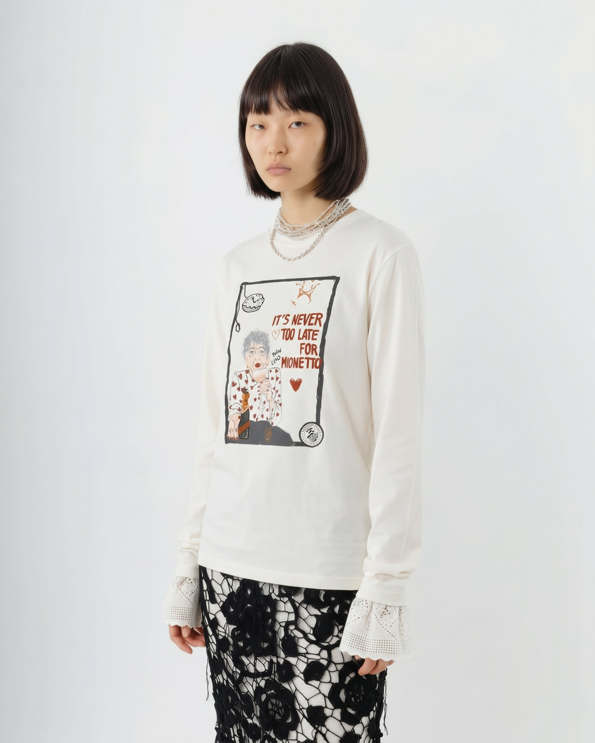 Longsleeve It’s Never Too Late for Mionetto Crochet