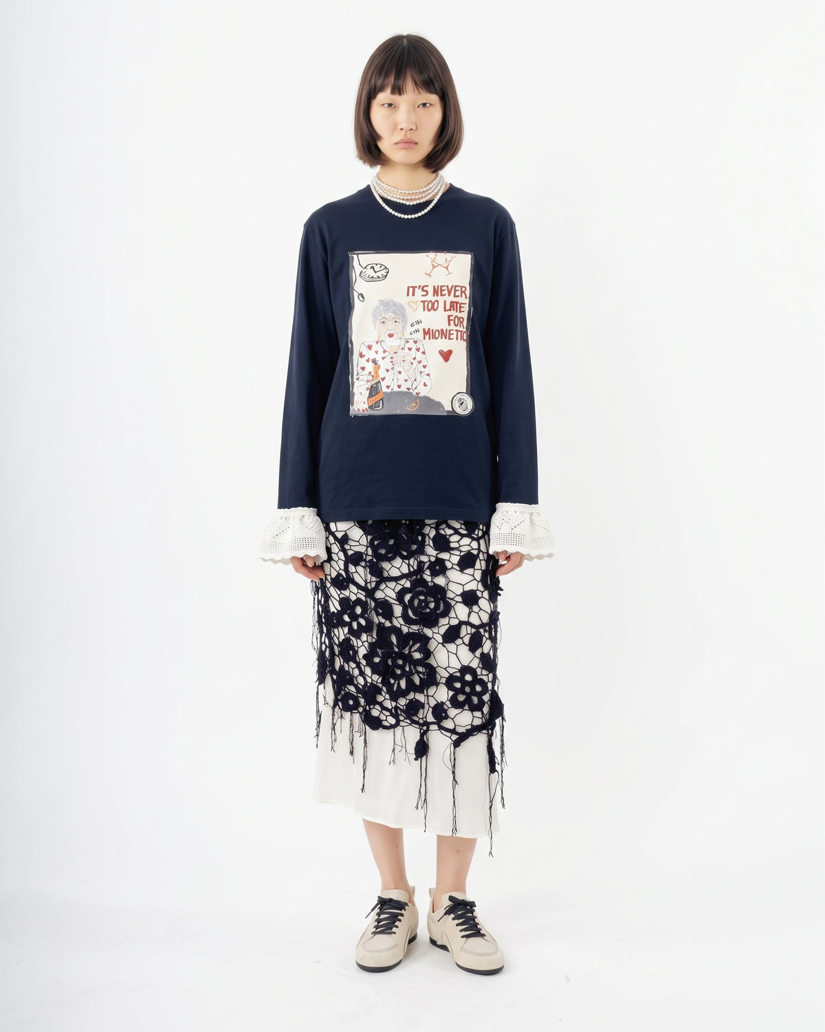 Longsleeve It’s Never Too Late for Mionetto Crochet