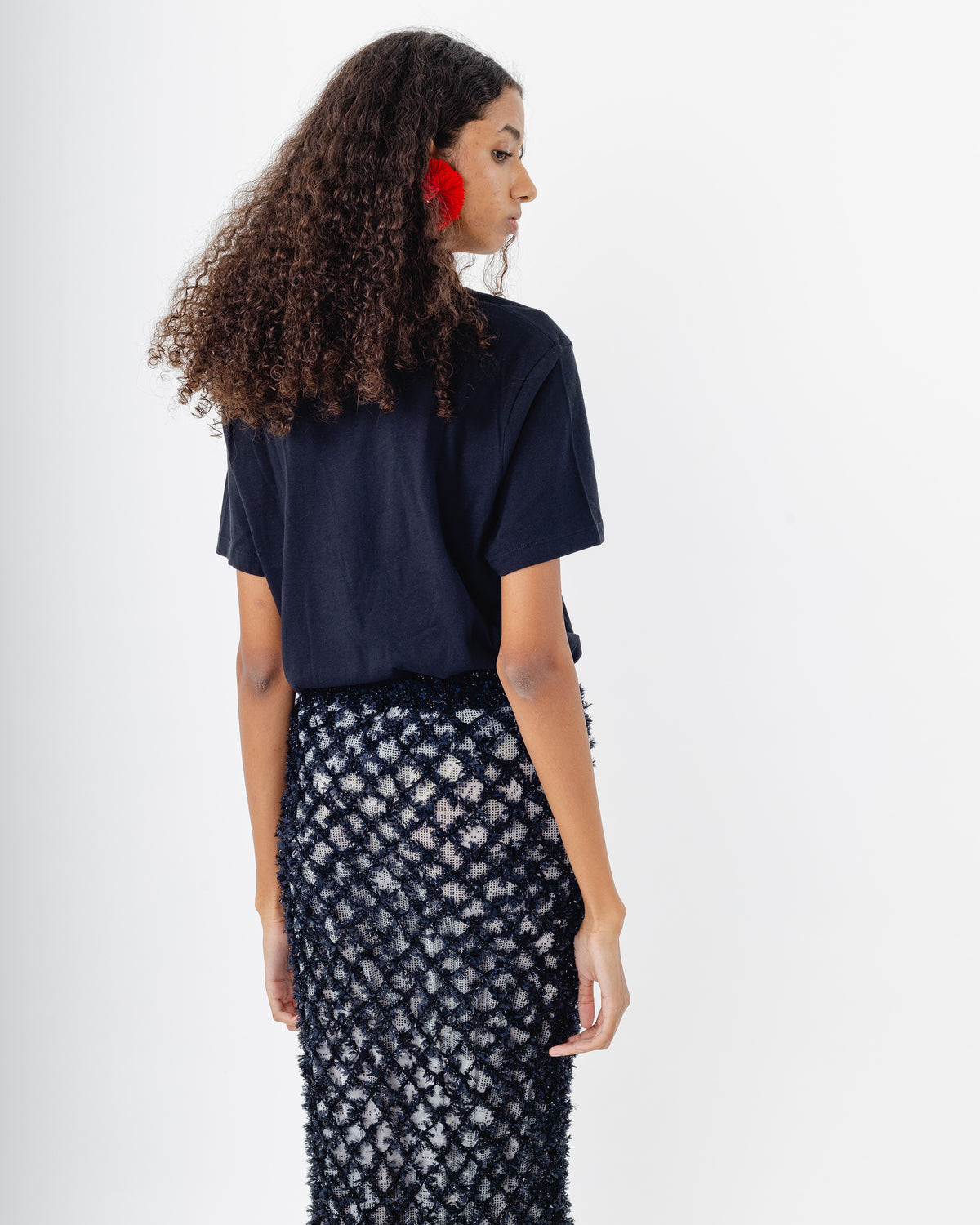 T-shirt It’s Never Too Late for Mionetto Crochet Collar