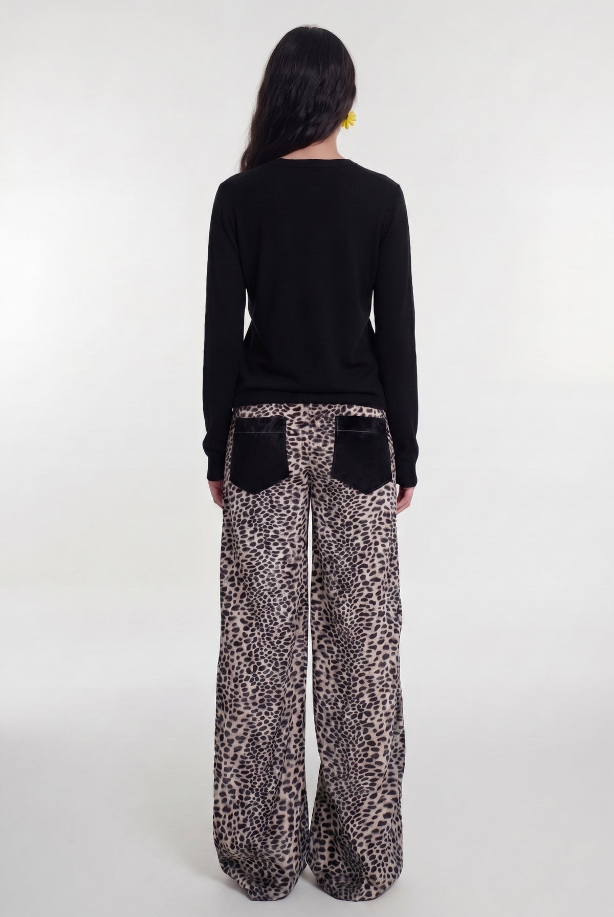 Pantalone velvet wild