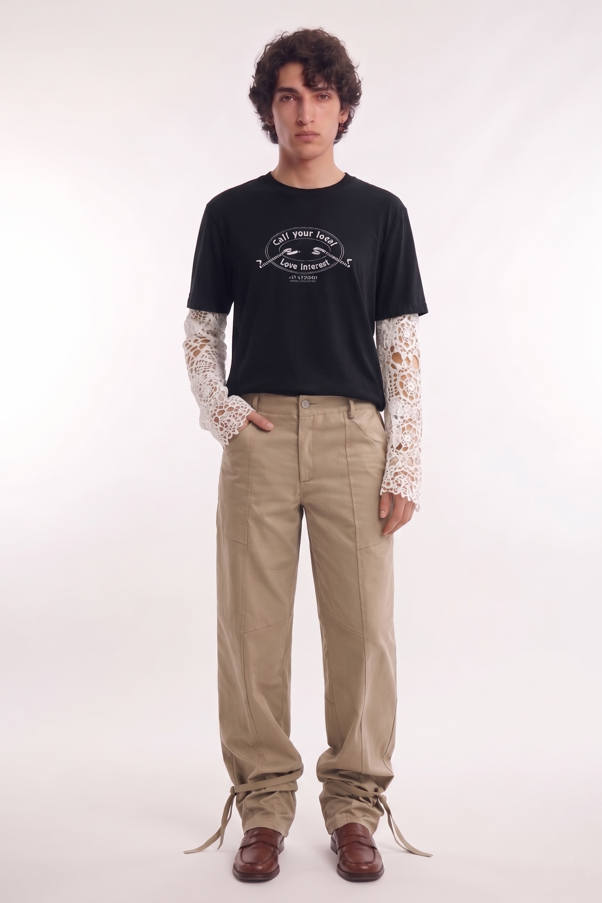 T-shirt Crochet Call your local love interest