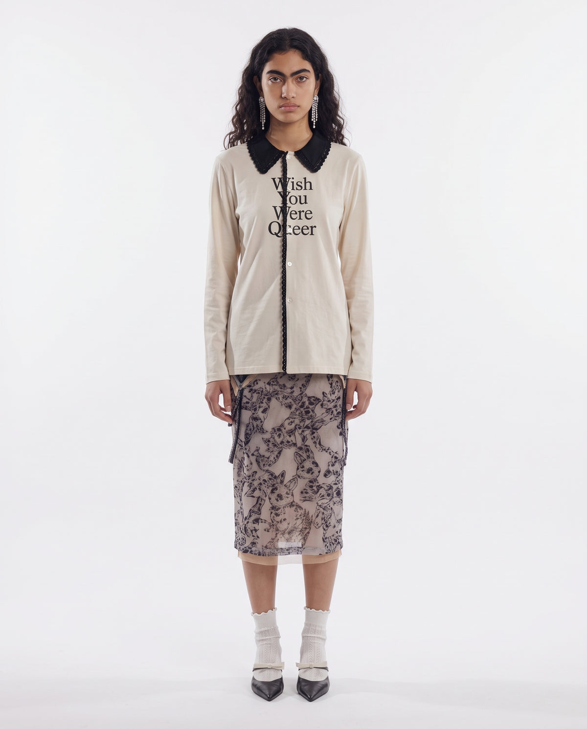 Cardigan Wish You Were Queer Crochet